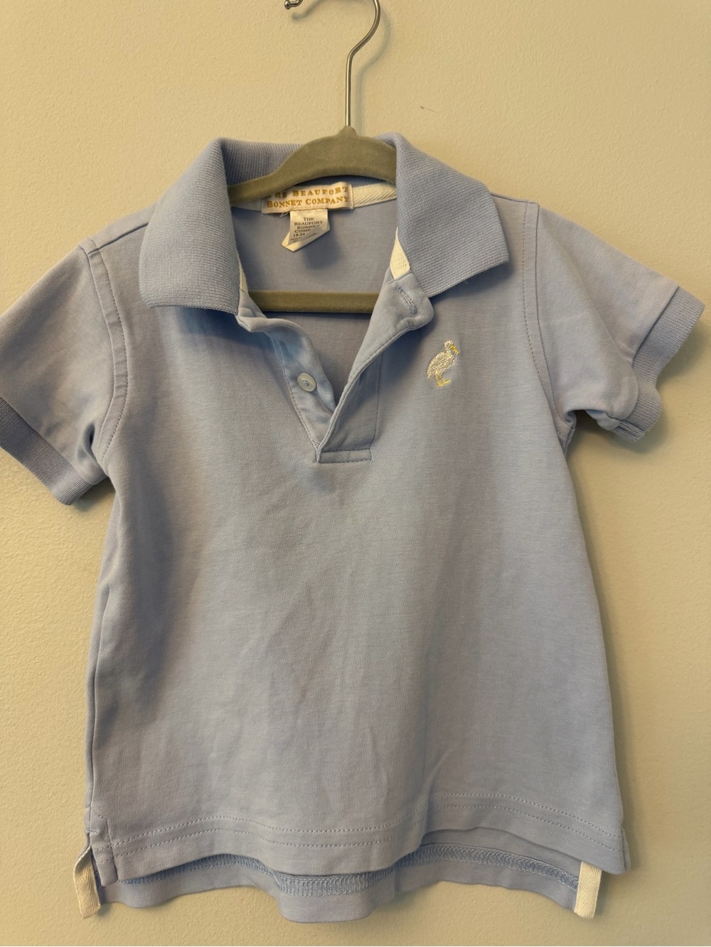The Beaufort Bonnet Company Light Blue Polo for Kids